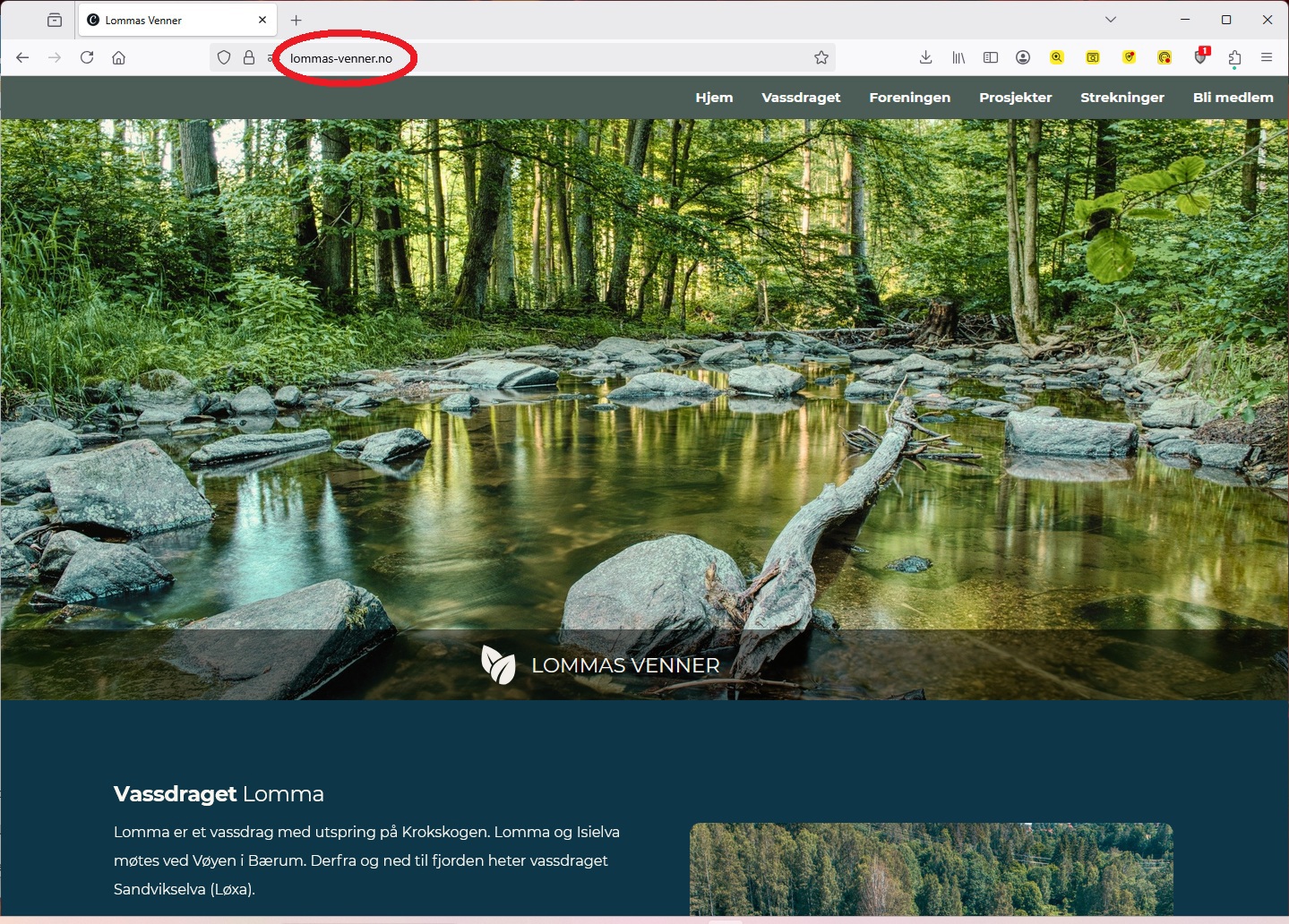 Foreningen Lommas Venner er etablert!